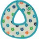 Turnable bib with multicolored mini apples