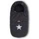 Babytrold Foot muff STAR, Black