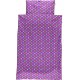 Smfolk Baby bed linen 70x100 cm with Small Multi Apples, Puple