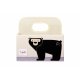 3 Sprouts Storage Basket with Handle for Nappies, Bear