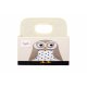 3 Sprouts Storage Basket with Handle for Nappies, Owl