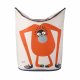 3 Sprouts Laundry Basket, Orangutan