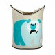 3 Sprouts Laundry Basket, Polar Bear