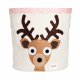 3 Sprouts Storage container, Round, Deer