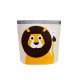 3 Sprouts Storage Container Round, Lion