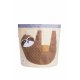 3 Sprouts Storage Container Round, Sloth