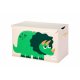 3 Sprouts Storage Box with Lid, Dinosaur