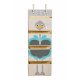 3 Sprouts Wall Organiser with Pockets, Ostrich
