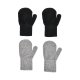 CeLaVi Wool Mittens (2-pack), Grey
