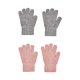 CeLaVi Wool Mittens (2-pack), Misty Rose