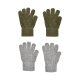 CeLaVi Wool Mittens (2-pack), Military Olive