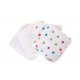 Childwood by Childhome Muslin Cloth (5 pcs.), Tetra Mixede pastels