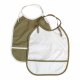 Filibabba Bib (2 pcs.), Olive Green / Light Mint