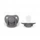 Filibabba Silicone Pacifier 0-6 months (2 pcs), Dark Grey