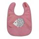 FRANCK & FISCHER Bib, Hedgehog/Rose
