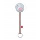 FRANCK & FISCHER Pacifier Strap, Swan/Light