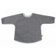  FRANCK & FISCHER Apron with long sleeves, 2-5 years, Flowers / Grey