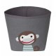 FRANCK & FISCHER Ida Dark Storage Container Round, Monkey