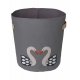 FRANCK & FISCHER Boss Dark Storage Container Round, Swan