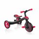 Globber Trike Explorer 2-in-1 Combi Three-Wheeled and Balance Bike, Red