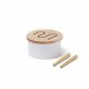 Kid's Concept Mini Drum, White