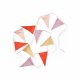 Kid's Concept Bunting Banner, Purple/Red