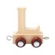Kinder and Kids Letter train L, Natural