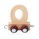 Kinder and Kids Letter train O, Natural