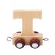 Kinder and Kids Letter train T, Natural