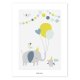 Lilipinso Poster 30x40cm, Sarah Betz/Elephant with Balloons/Boy