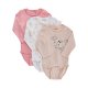 ME TOO Onesies LS (3-pack), Bright White