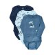 ME TOO Onesie LS (3-pack), Baby Blue