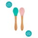 MiniKOiOi Spoon (2 pcs), Green-Pink