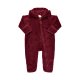 Minymo Teddy Bodysuit, Oxblood Red