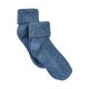 Minymo Baby Ribbed Socks (2 pack), Blue Melange