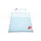 Pinolino Junior Bedding Set 100x135cm / 40x60cm, With Glckspilz/ Light Blue