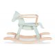Pinolino Rocking Horse with Safety Brace, Pinolino/Beechwood/Mint