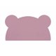 We Might Be Tiny Place Mat, Bear/Dusty Rose