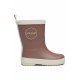 Pom Pom Rubber Boots, Mahogany