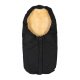 Trille Footmuff with lambskin, Black