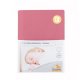 Pinolino Stretchy Sheet for Baby- and Junior beds, 2 pcs., Terry / Grey Pink