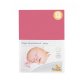 Pinolino Stretchy Sheet for Cradles, Bedside Cribs and Prams 2 pcs, Jersey / Grey Pink