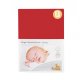 Pinolino Stretchy Sheet for Cradles, Bedside Cribs and Prams 2 pcs, Jersey / Red