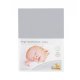 Pinolino Fitted sheet for cradles grey