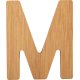 small foot ABC Letter M, Bamboo