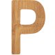 small foot ABC Letter P, Bamboo