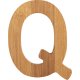small foot ABC Letter Q, Bamboo