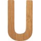 small foot ABC Letter U, Bamboo