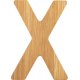 small foot ABC Letter X, Bamboo