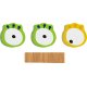 small foot ABC Letter Monster Eyes, Bamboo